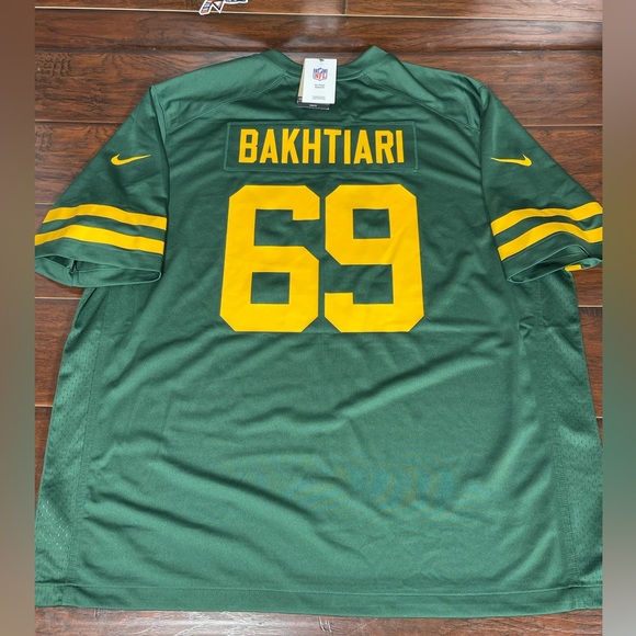 Nike Green Bay Packers David Bakhtiari #69 50s Classic Football Jersey Men’s 3XL - Picture 1 of 10